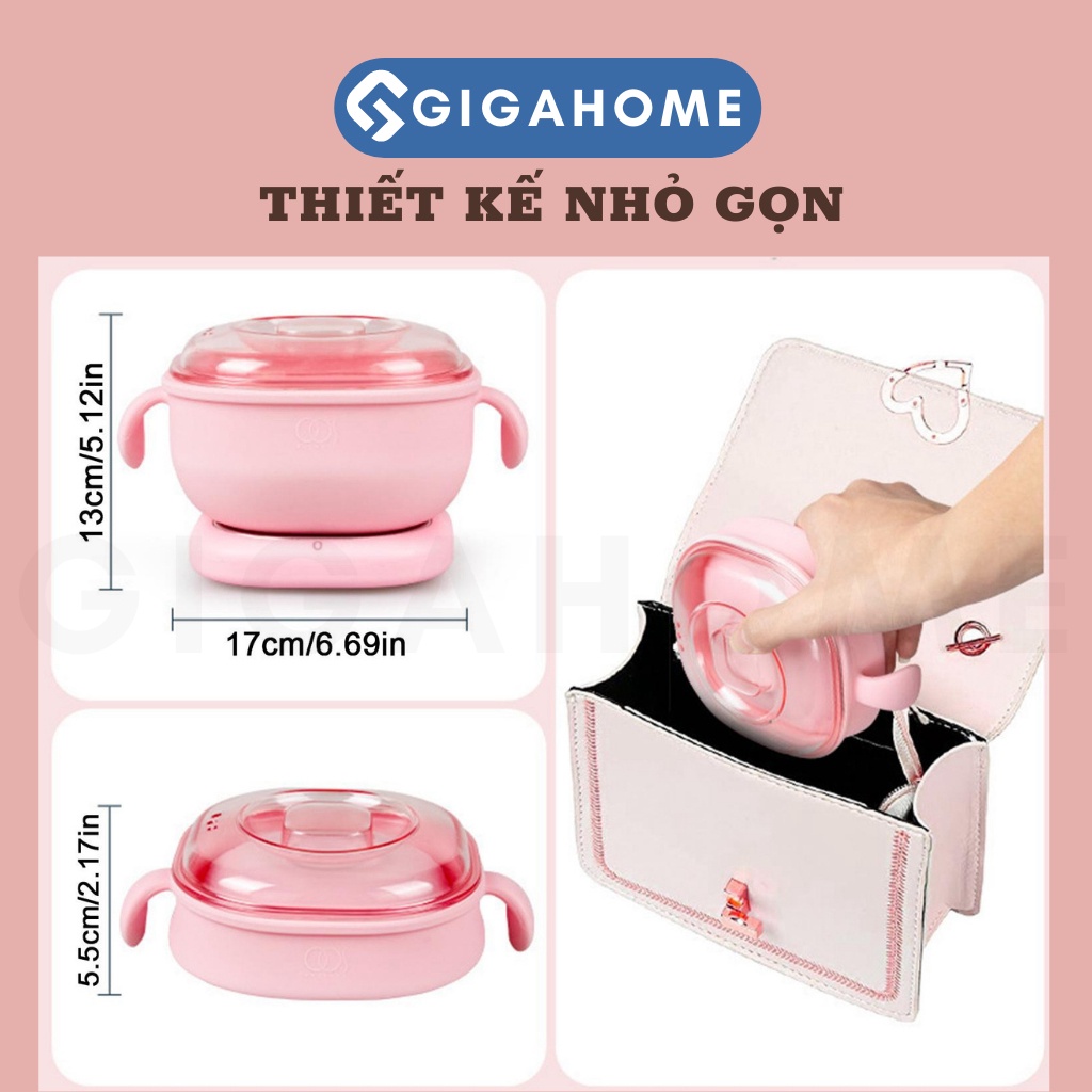 Nồi Nấu Sáp Wax Lông Silicone Chống Dính Có Thể Gấp Gọn, Dễ Dàng Mang Theo GIGAHOME 1092