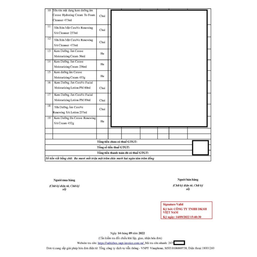 Kem dưỡng ẩm da Cerave Moisturizing Cream