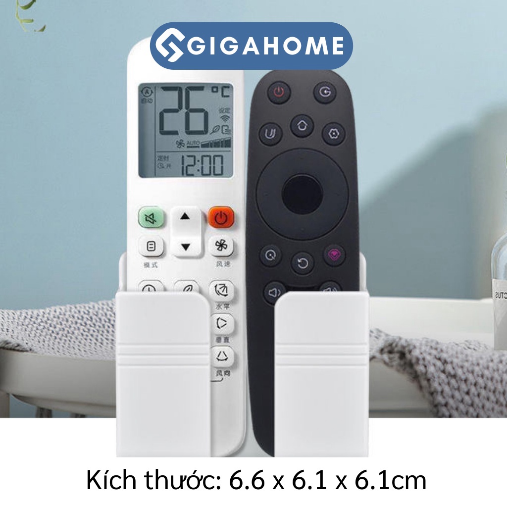 Kệ Dán Tường Đa Năng GIGAHOMEVN Tiện Lợi Cho Việc Để Remote, Đỡ Điện Thoại Khi Sạc 9910
