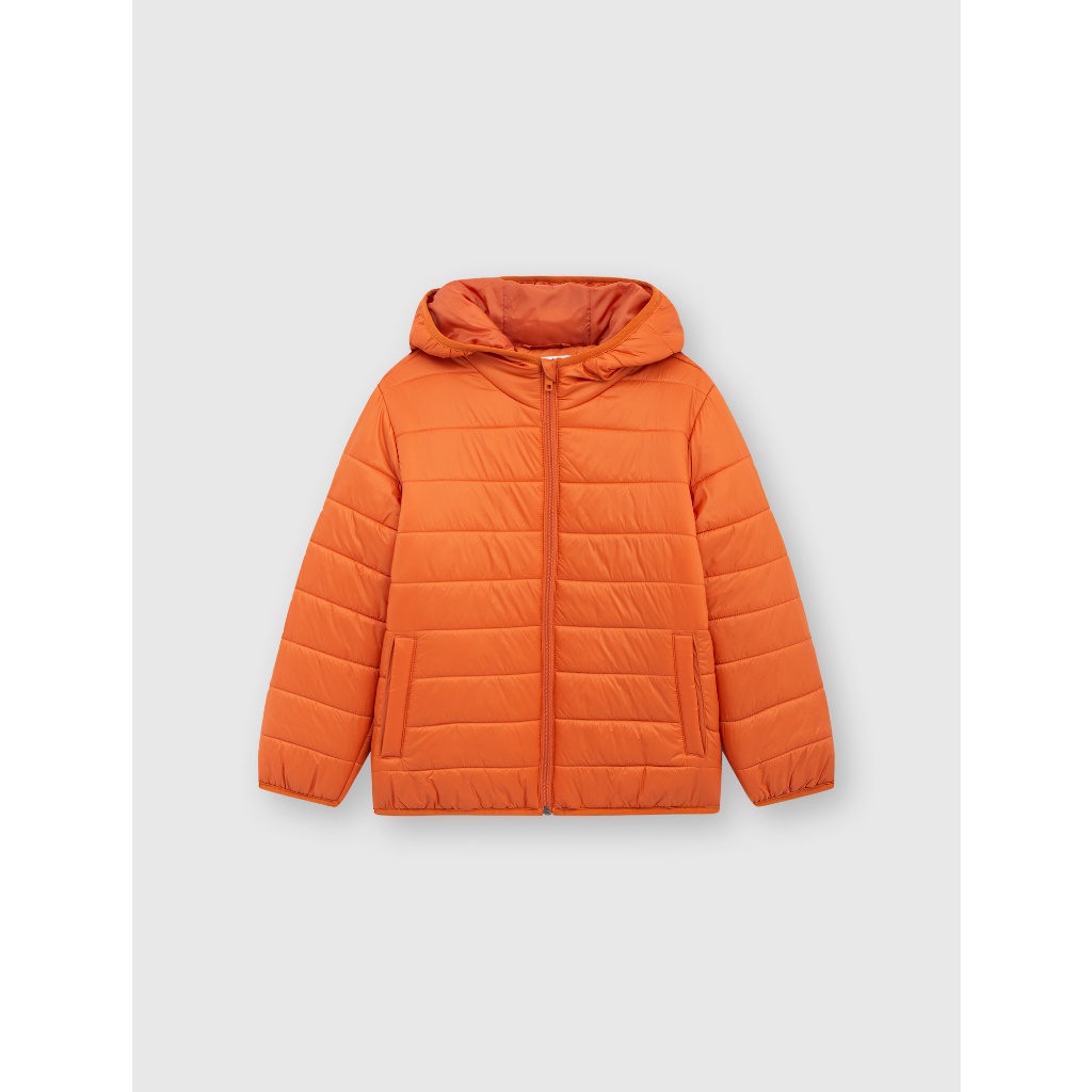 Áo khoác chần bông unisex trẻ em CANIFA có mũ hai lớp siêu nhẹ 3OT23W006