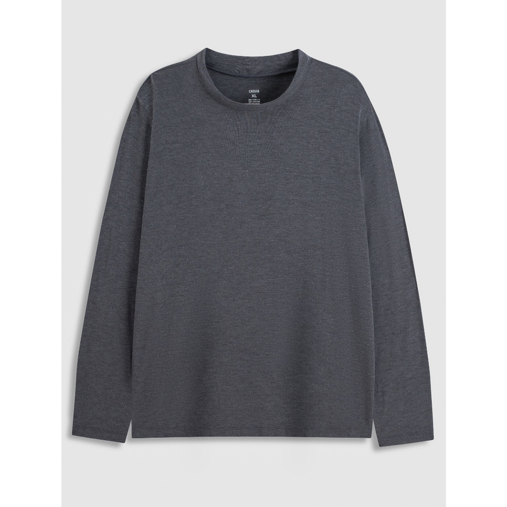 Áo giữ nhiệt nam CANIFA dài tay cổ 3 phân 8IT23W001