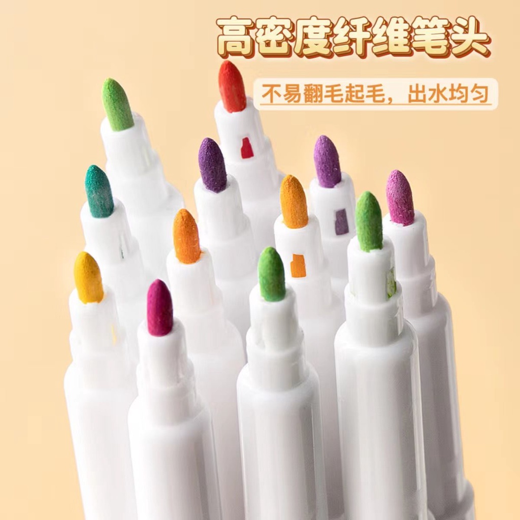 Set 48 / 60 Bút Lông acrylic Chống Nước Nhiều Màu Sắc Dùng Vẽ Tranh diy Dành Cho Học Sinh