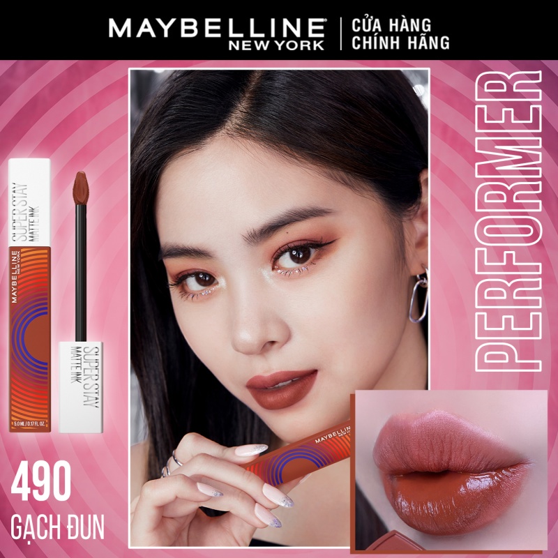 [Music Collection] Son Kem Lì 16h Lâu Trôi Maybelline New York Super Stay Matte Ink Lipstick 5ml