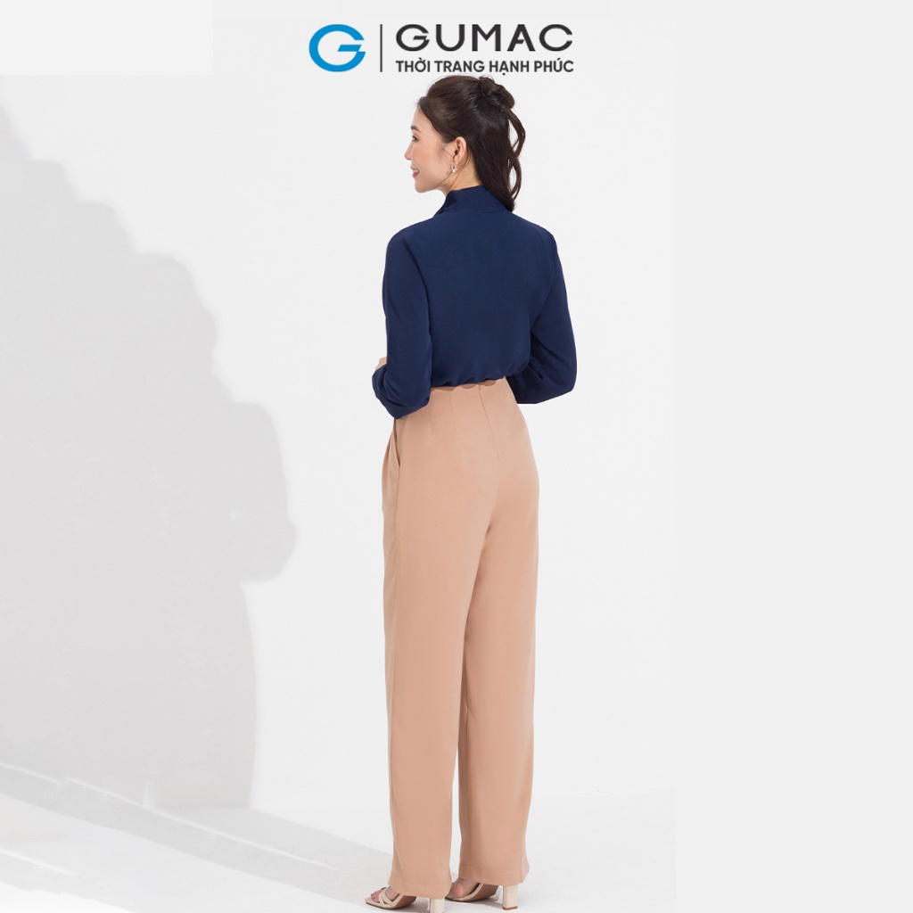 Quần suông đính nút GUMAC QD05004