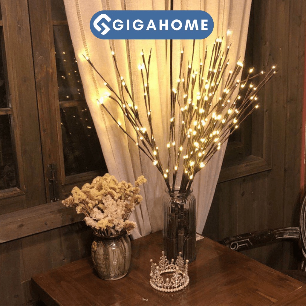 Nhánh Cây Gắn Đèn Led 20 Bóng GIGAHOME Trang Trí Phòng Ngủ, Quán Cà Phê 9139
