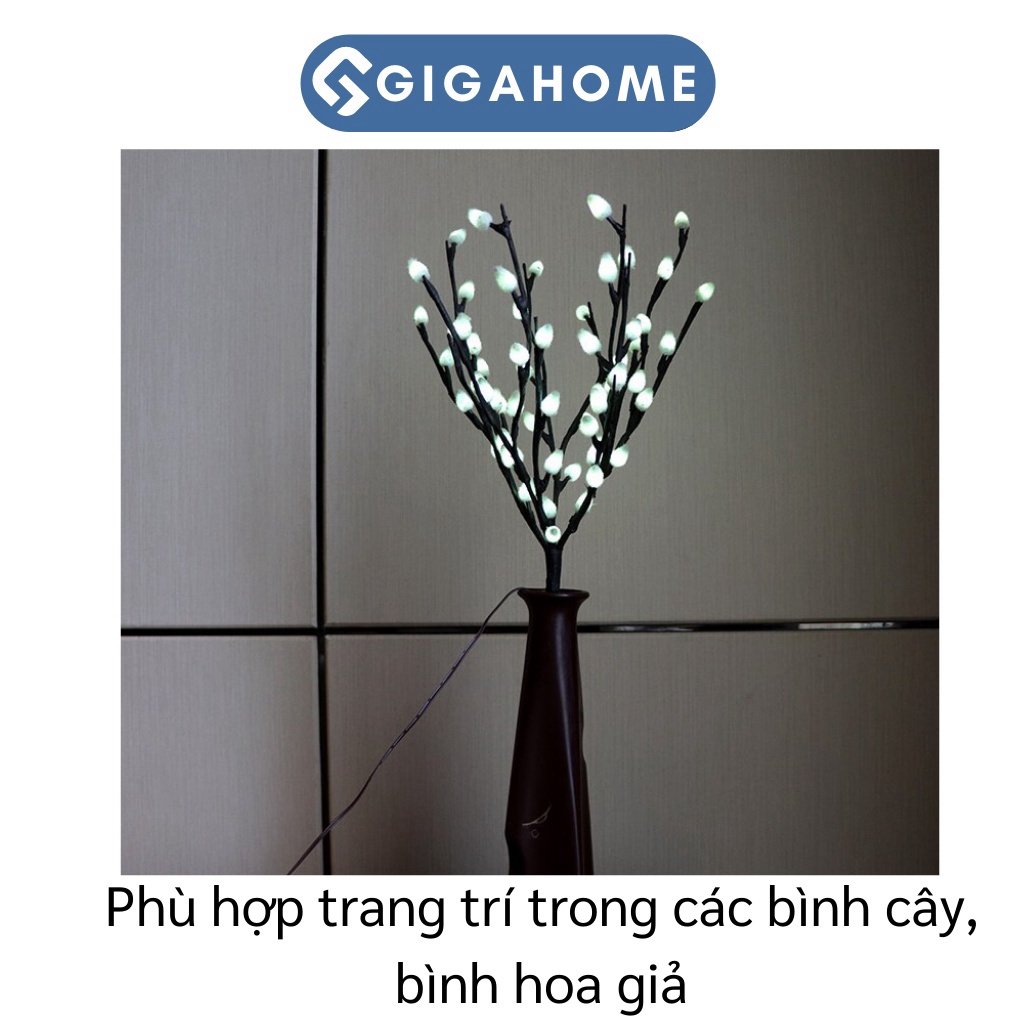 Nhánh Cây Gắn Đèn Led 20 Bóng GIGAHOME Trang Trí Phòng Ngủ, Quán Cà Phê 9139