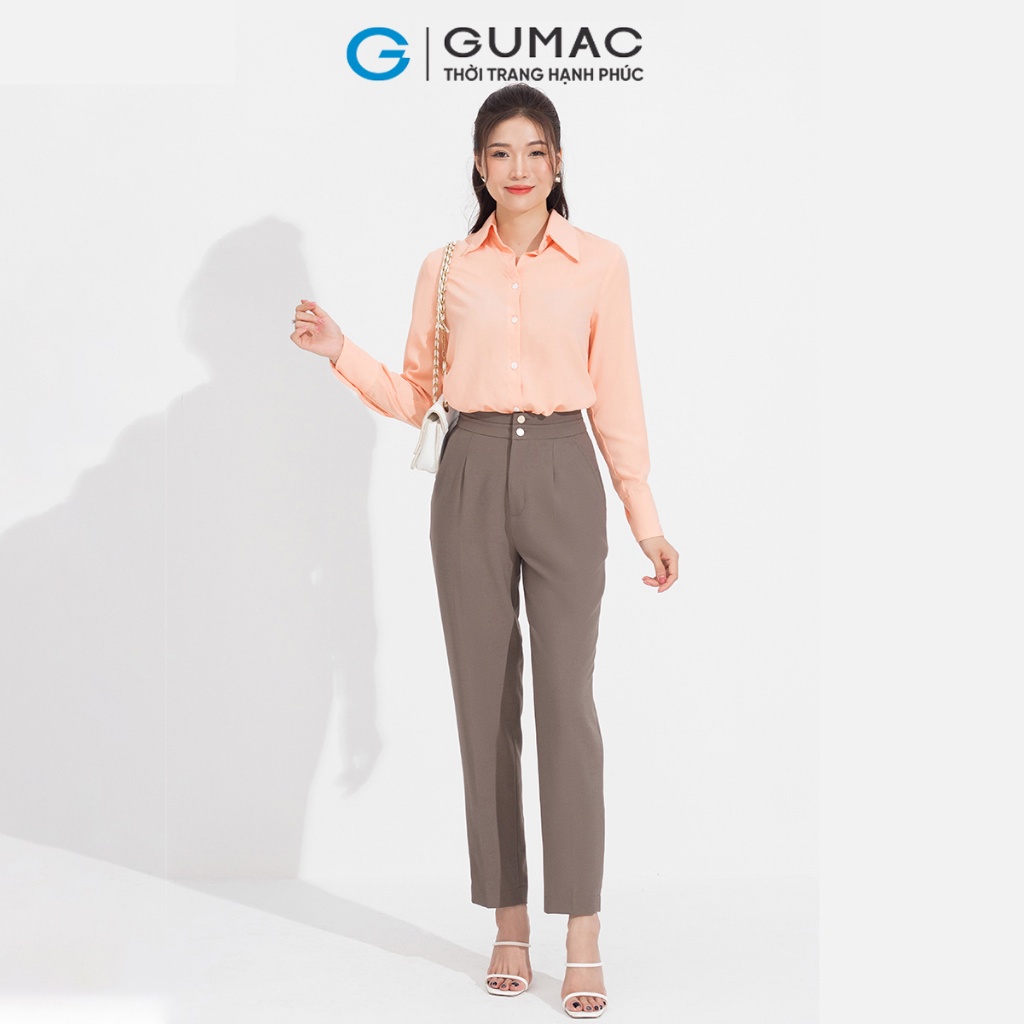 Áo sơ mi đô kiểu GUMAC AD05050