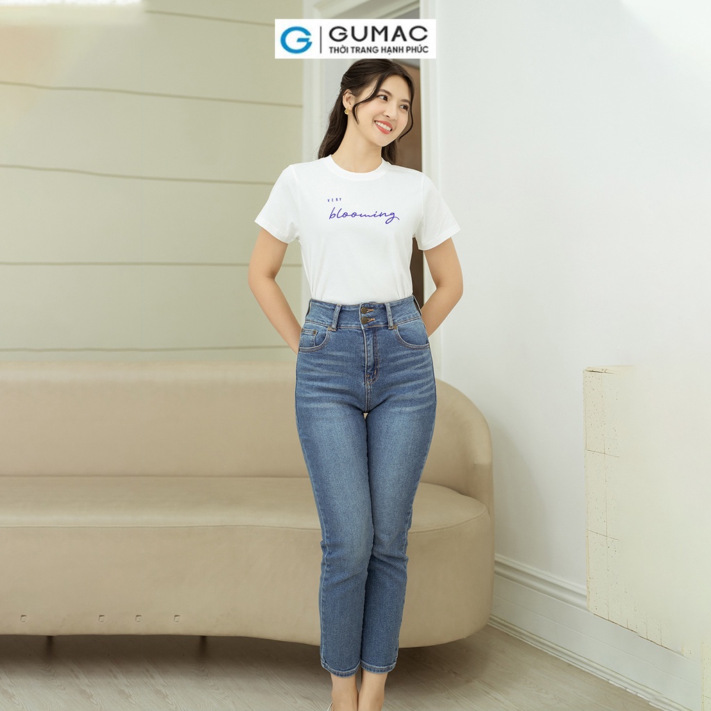 Quần Jeans slim GUMAC QJD08041