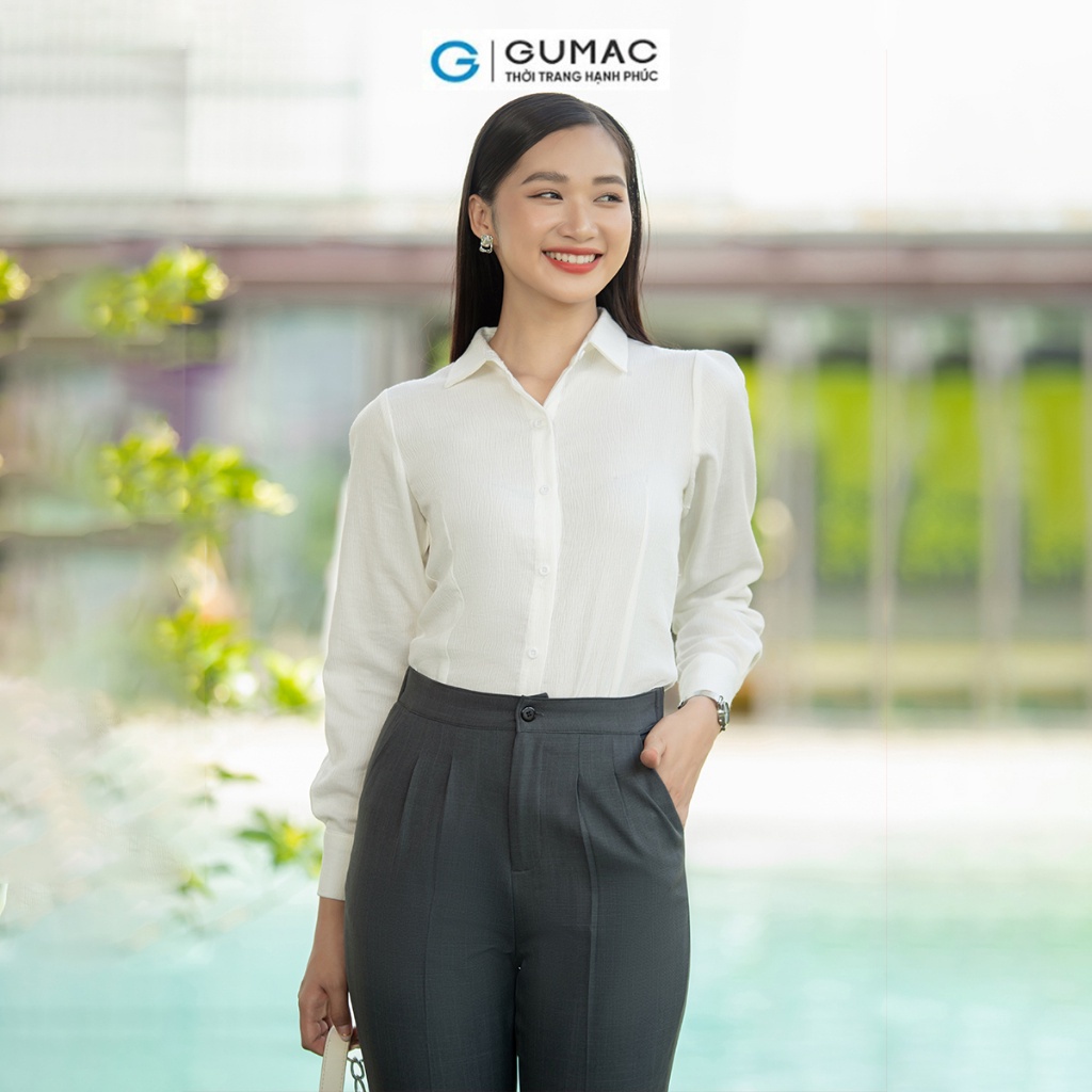 Áo slim tay dài thời trang GUMAC AD07046