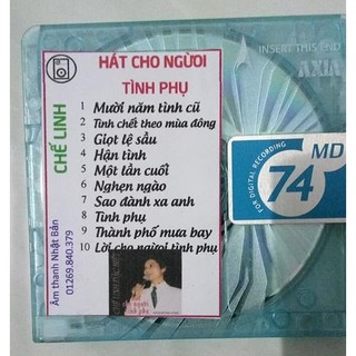 MD Chế Linh - Hát Cho Người Tình Phụ - Thiết bị lưu trữ MD Mini Disc nhạc vàng, nhạc trữ tình chất lượng cao