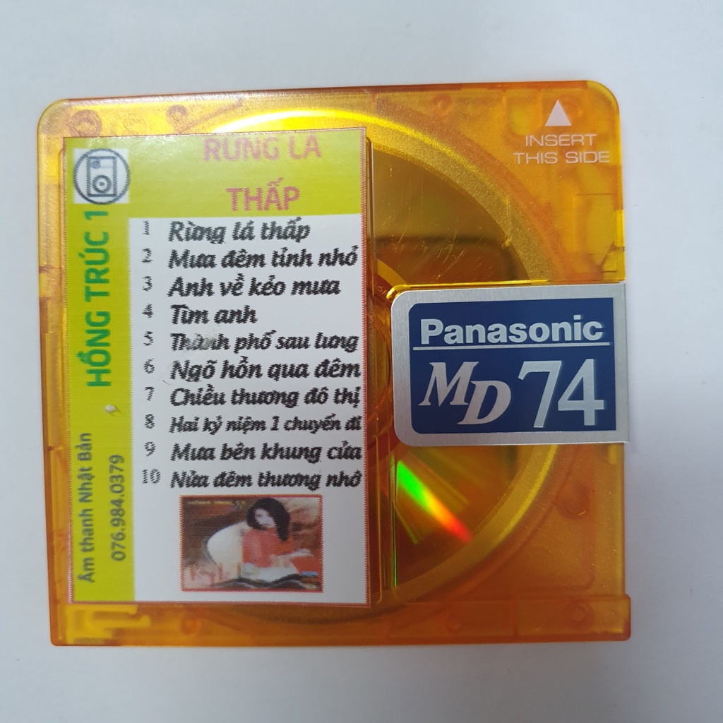 [MDX] 3 MD Hồng Trúc số 1,2,3 - Thiết bị lưu trữ MD Mini Disc nhạc vàng, nhạc trữ tình chất lượng ca
