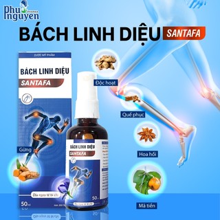 Chai Xịt Nóng Giảm Đau Nhức Xương Khớp Bong Gân Bầm Tím Bách Linh Diệu - Chai 50ml