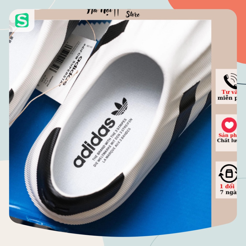 Giày Sneaker Adidas Adifom Nam Nữ Superstar, Giầy Sneaker Adidas Sò Đen Trắng Cao Cấp Full Box Bill - Hanoi.Official