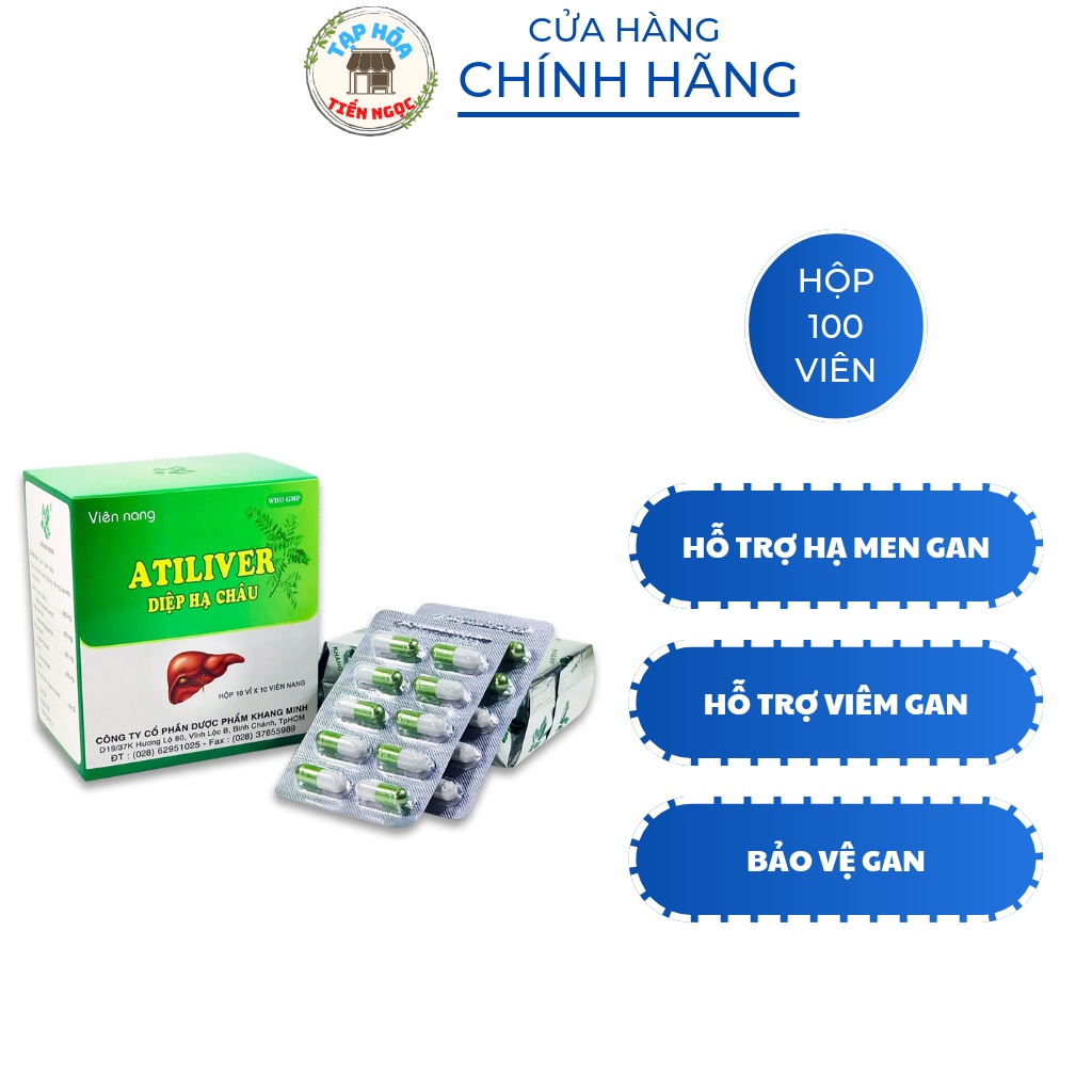 Viên uống diệp hạ châu - Hỗ trợ mát gan