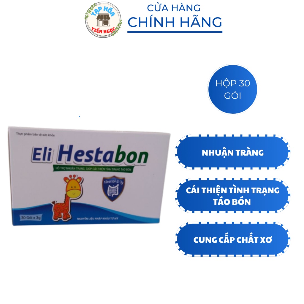 Chất xơ hòa tan Eli Hestabon - Hỗ Trợ Tiêu Hoá Bổ Sung Chất Xơ Làm Giảm Táo Bón Ở Trẻ