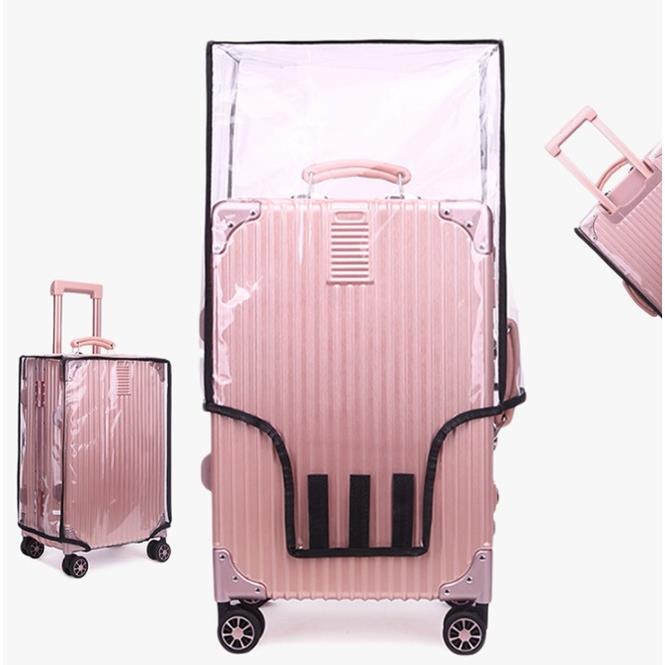 Bọc vali chống xước áo bọc vali nhựa trong suốt đủ size 20, 22,24,26,28, 29-30 inch áo trùm vali