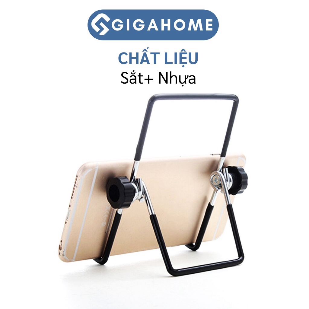 Giá Đỡ Điện Thoại, Máy Tính Bảng Gấp Gọn GIGAHOME Khung Kim Loại, Điều Chỉnh Góc 5434