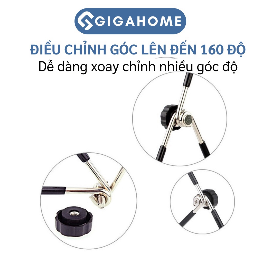Giá Đỡ Điện Thoại, Máy Tính Bảng Gấp Gọn GIGAHOME Khung Kim Loại, Điều Chỉnh Góc 5434