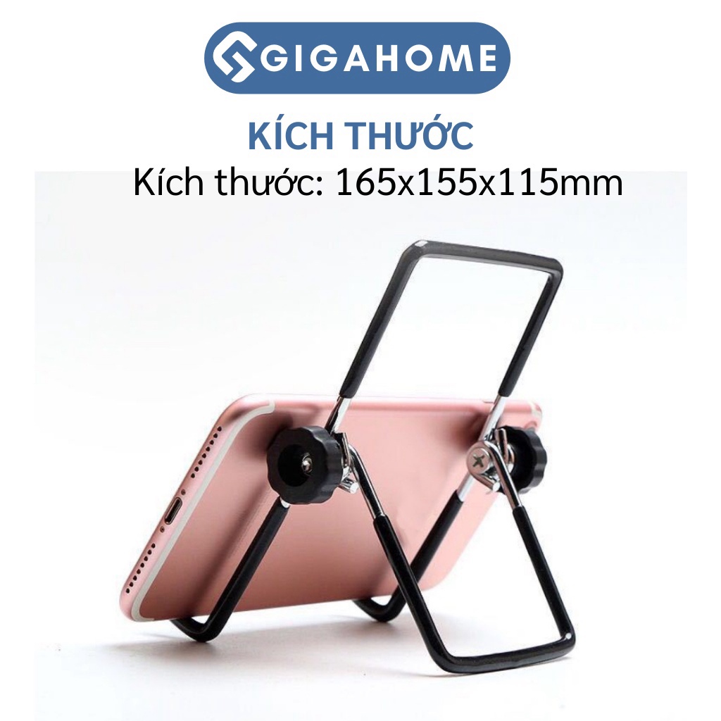Giá Đỡ Điện Thoại, Máy Tính Bảng Gấp Gọn GIGAHOME Khung Kim Loại, Điều Chỉnh Góc 5434