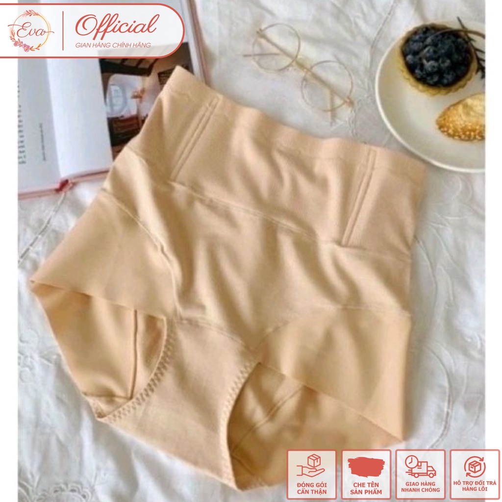 Quần lót nữ cạp cao gen bụng định hình có thanh chống cuộn cao cấp thấm hút mồ hôi