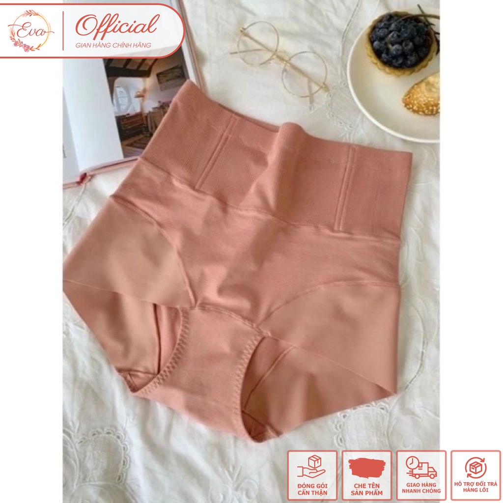 Quần lót nữ cạp cao gen bụng định hình có thanh chống cuộn cao cấp thấm hút mồ hôi