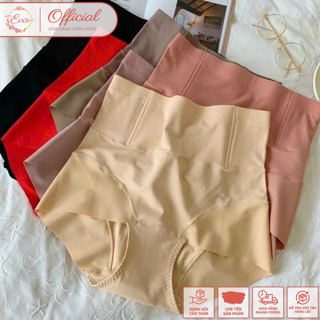 Quần lót nữ cạp cao gen bụng định hình có thanh chống cuộn cao cấp thấm hút mồ hôi