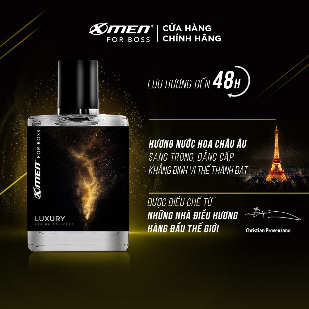 Nước hoa EDT X-Men for Boss Luxury 49ml - Mùi hương sang trọng tinh tế