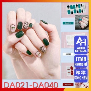Miếng dán tô điểm móng tay nhiều phong cách phong phú DA021-DA040 DIY