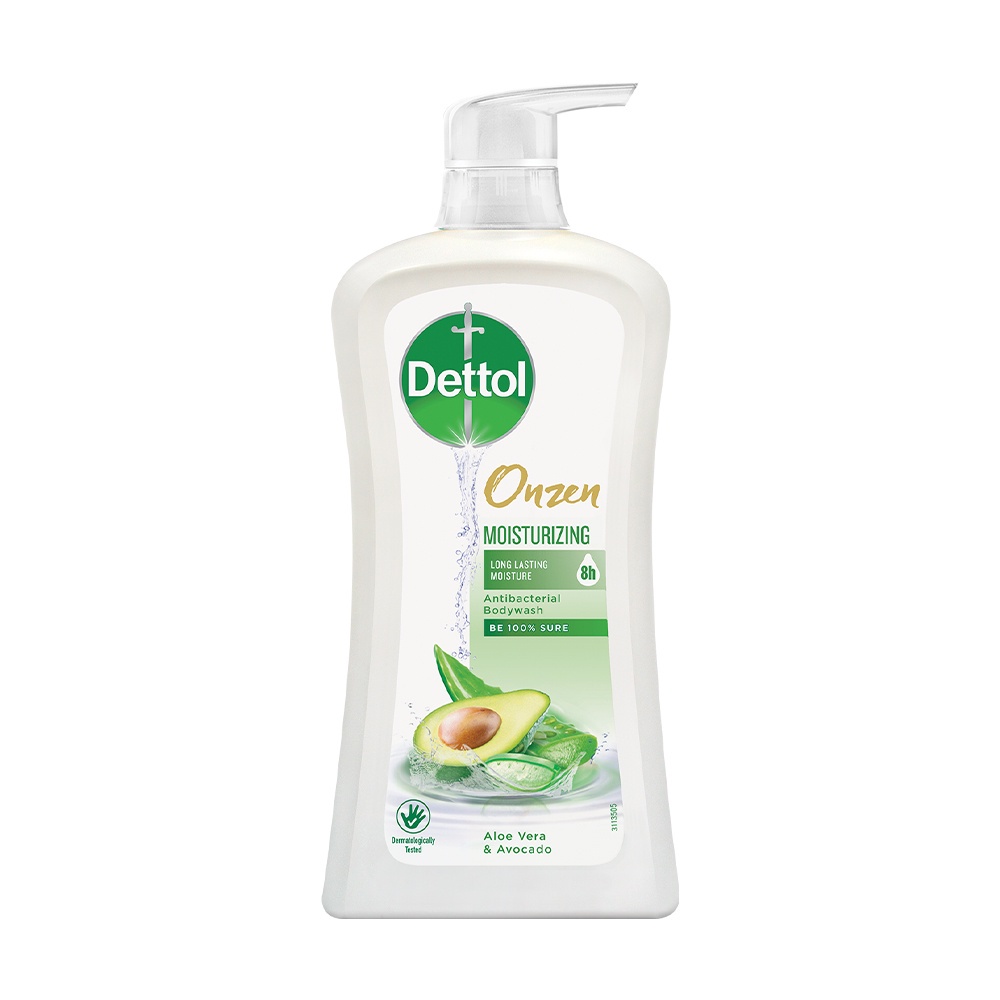 Combo 2 sữa tắm Dettol onzen dưỡng ẩm lô hội & bơ (950g/chai)