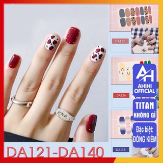 Miếng dán tô điểm móng tay không ít kiểu phong phú da121-da140 diy