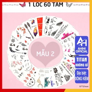 Hình xăm dán x1 lốc 60 tấm