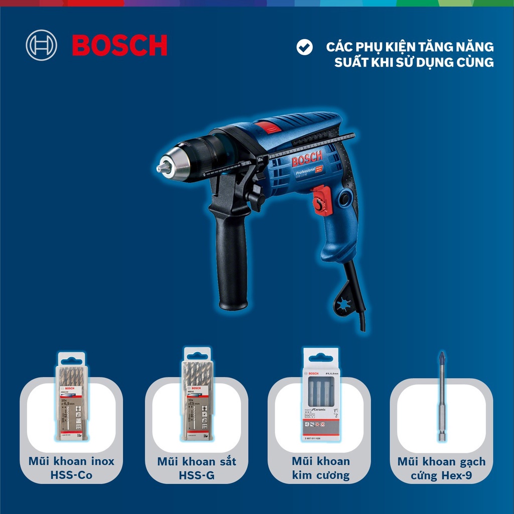 Máy khoan động lực Bosch GSB 13 RE