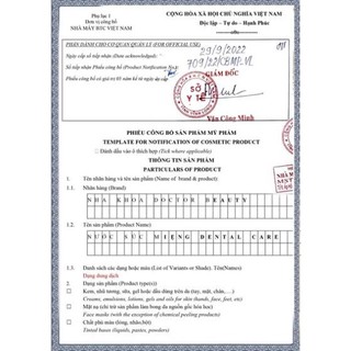 Nước xuc miệng  DENTAL CARE