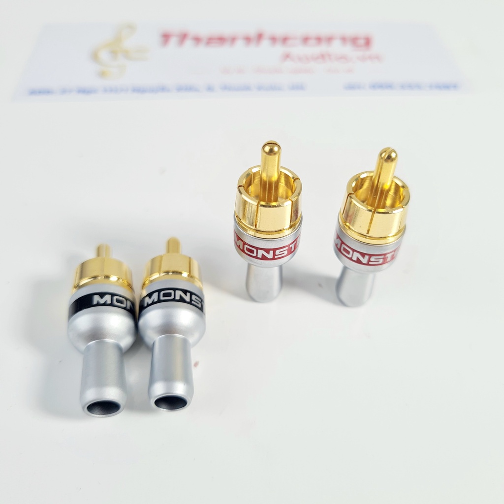 04 Jack AV - Jack hoa sen Monster loại cao cấp dùng cho dây đường kính 5mm trở xuống