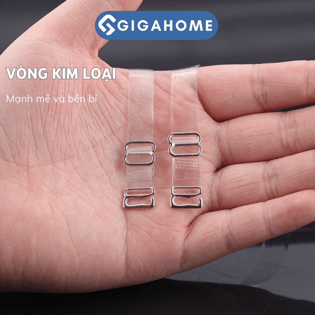 Dây Quai Áo Lót Ngực Trong Suốt GIGAHOMEVN Làm Tuef Nhựa Dẻo Siêu Dai, Siêu Bền 4256