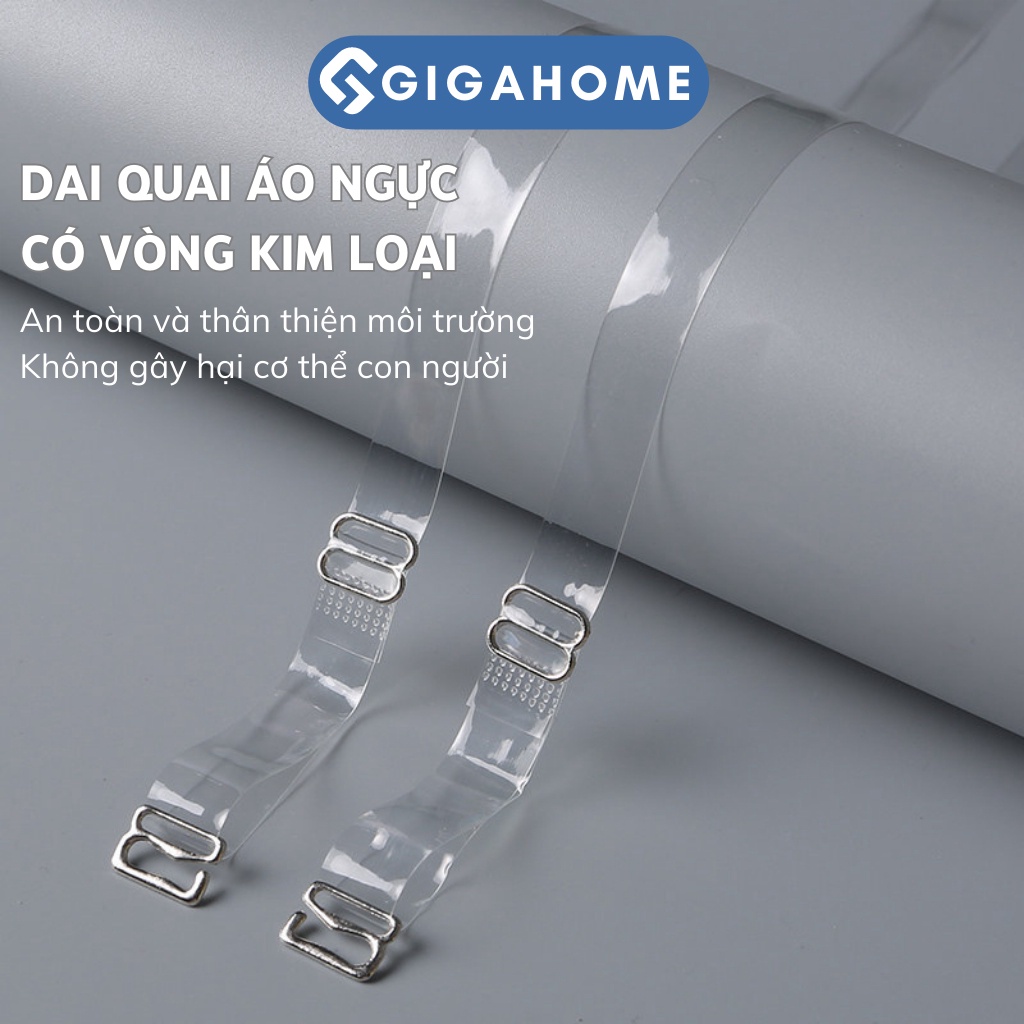 Dây Quai Áo Lót Ngực Trong Suốt GIGAHOMEVN Làm Tuef Nhựa Dẻo Siêu Dai, Siêu Bền 4256