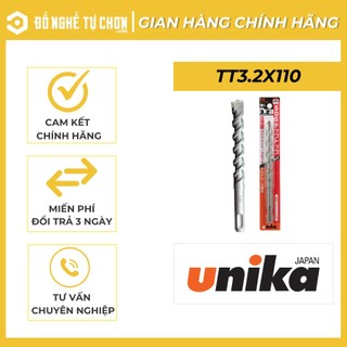 Mũi khoan bê tông unika tt3.2x110