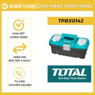 Hộp nhựa đựng công cụ khóa kim loại Total
