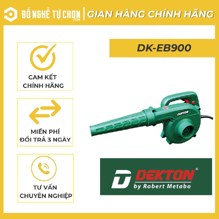 Máy thổi & hút bụi 900W Dekton DK-EB900