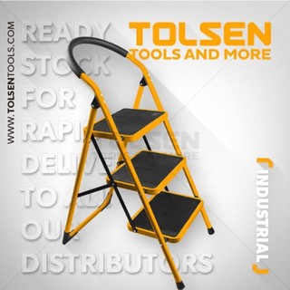 Thang xếp 3 tầng 150kg tolsen 62683