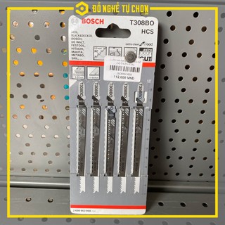 Lưỡi cưa lọng T 308 BOSCH -Gỗ (bộ 5 lưỡi)
