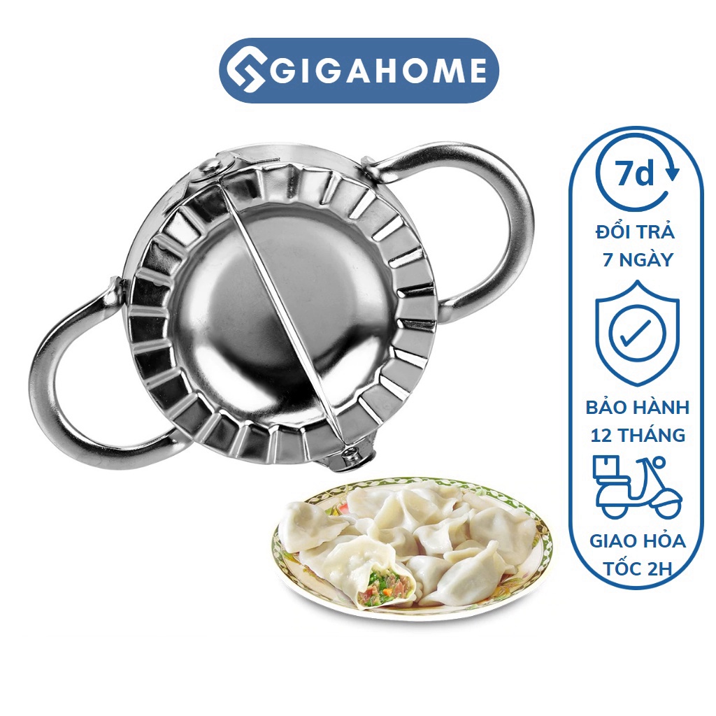 Khuôn Làm Bánh Xếp, Sủi Cảo Tôm Thịt GIGAHOME Bằng Inox Loại Nhỏ 8723