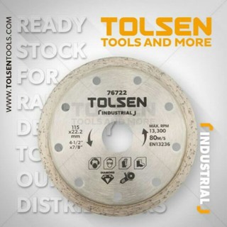 Đĩa cắt gạch kim cương 115mm tolsen 76722