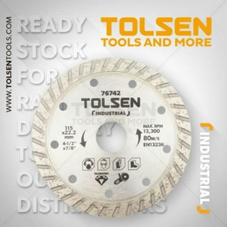 Đĩa cắt gạch kim cương 100mm tolsen 76740