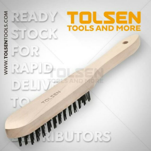 Bàn chải sắt 4 lines tolsen 32062