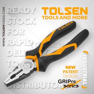Kìm răng 7 in công nghiệp tolsen 10016