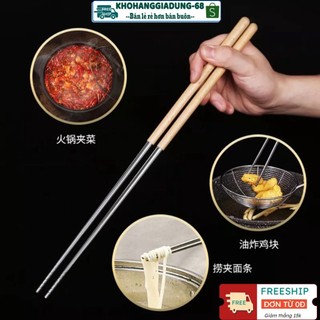 ❣ FREESHIP ❣ Đũa Chiên Bằng Thép Không Gỉ 304 Chịu Nhiệt An Toàn Cho Sức Khoẻ Dài 40cm