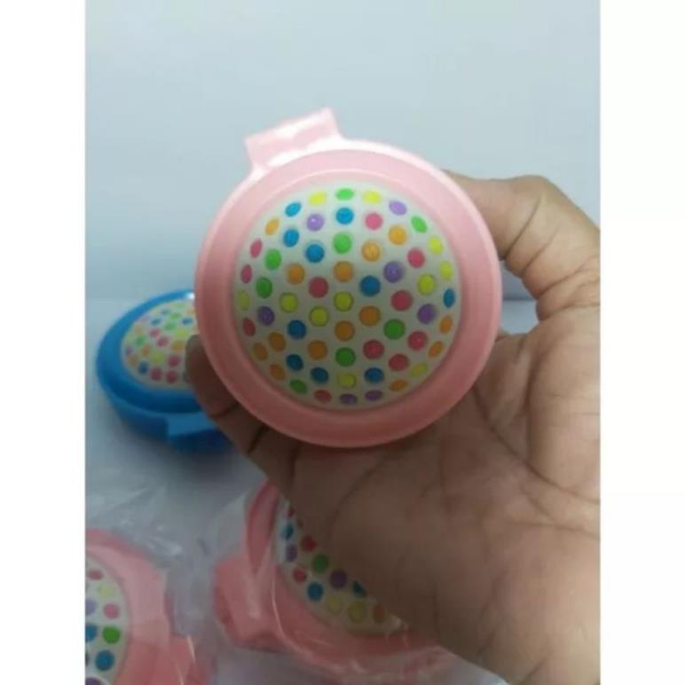 Gương lược Massage/Gương Trang điểm kèm lược màu Pastel QS Store