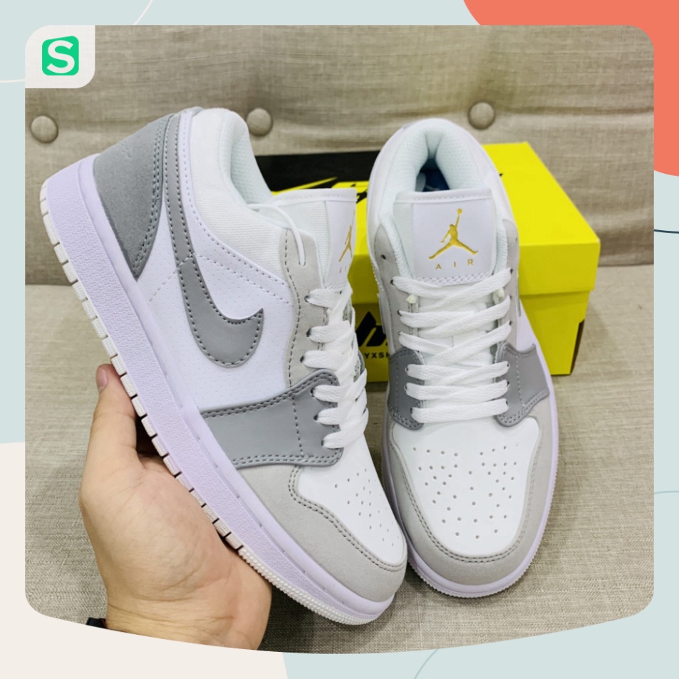 Giày Jordan Cổ Thấp Nam Nữ, Giày JD Nike_Jordan Sneaker Hàng Cao Cấp Full Box