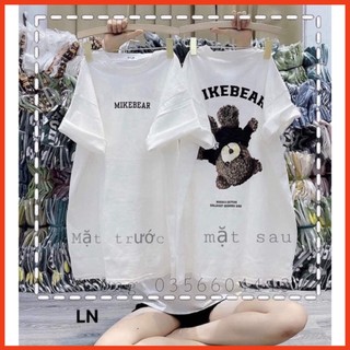 monmhp Áo phông gấu Mikebear in 2 mặt DA6